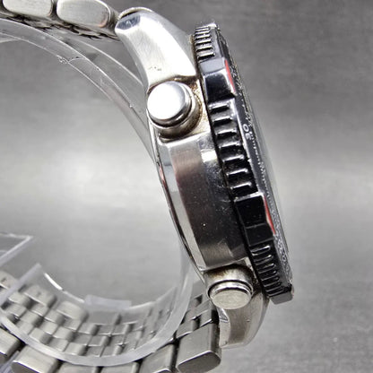 Citizen Navihawk World Time Chronograph Watch Men 42mm Black Dial Steel PARTS4