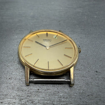 Seiko Watch Men 33mm Champagne Dial Gold Tone Round 2620-0139 PARTS Vintage3
