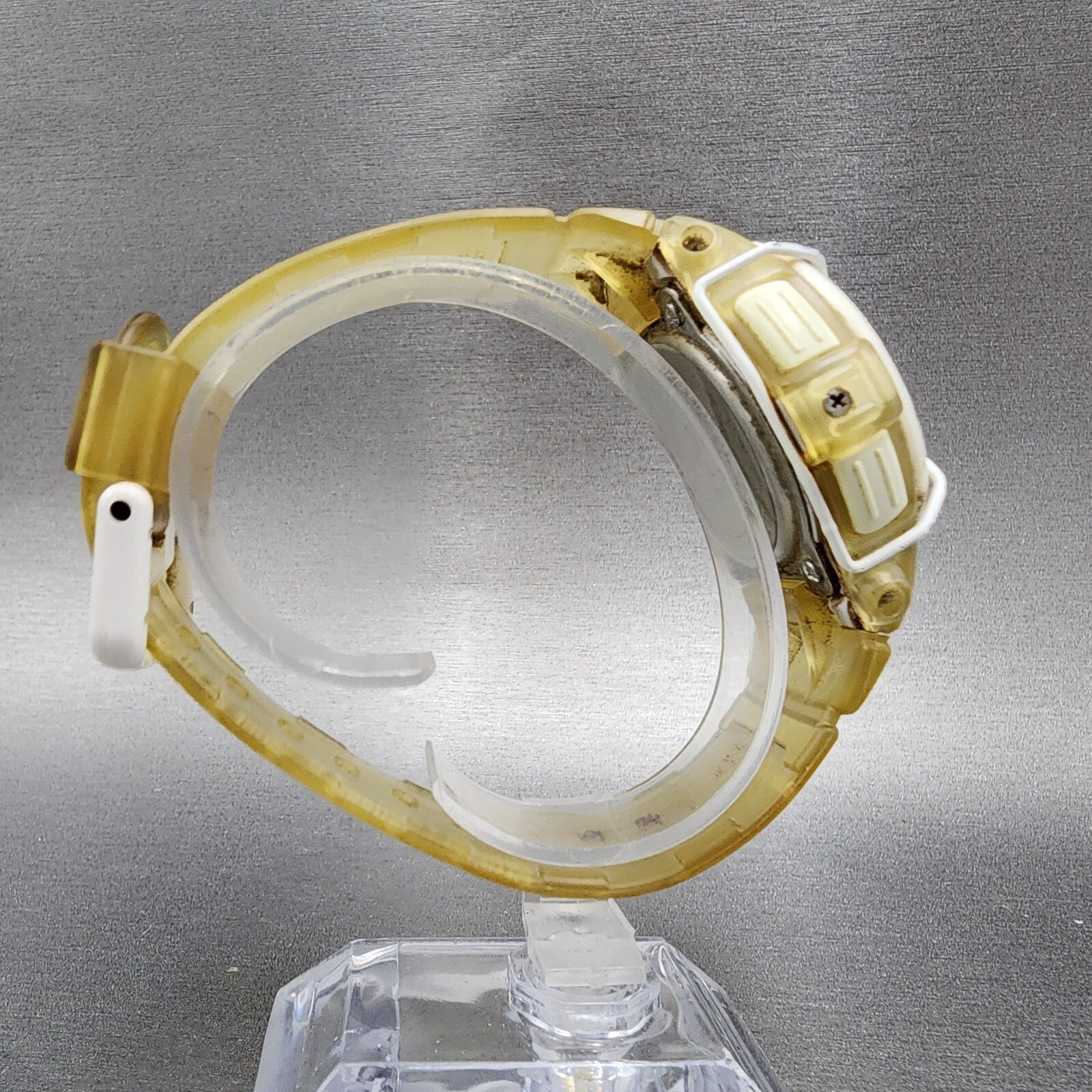 Casio Baby G Watch Women 39mm Digital Clear Case round BGT100 New Battery8