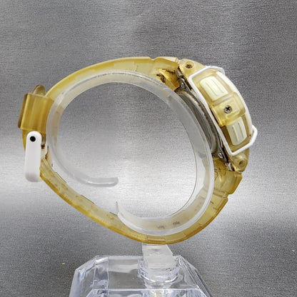 Casio Baby G Watch Women 39mm Digital Clear Case round BGT100 New Battery8