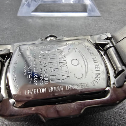 Invicta Lupah Watch 29mm MOP Dial Silver Tone Rectangle 19791 New Battery JNJN9