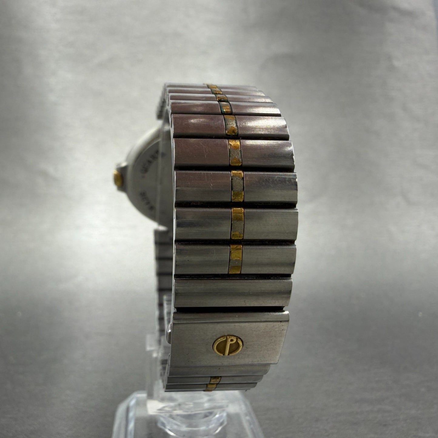 Dunhill Millennium Watch Men 32mm White Dial Two Tone Date Round READ!!!! NewBat7