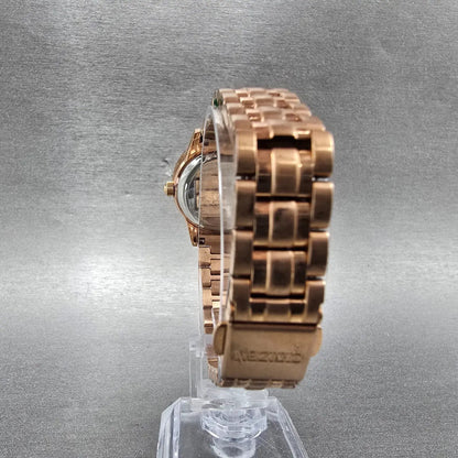 Citizen Eco-Drive Watch Women 29mm MOP Dial Rose Gold Tone Date E011-S095913 Run9