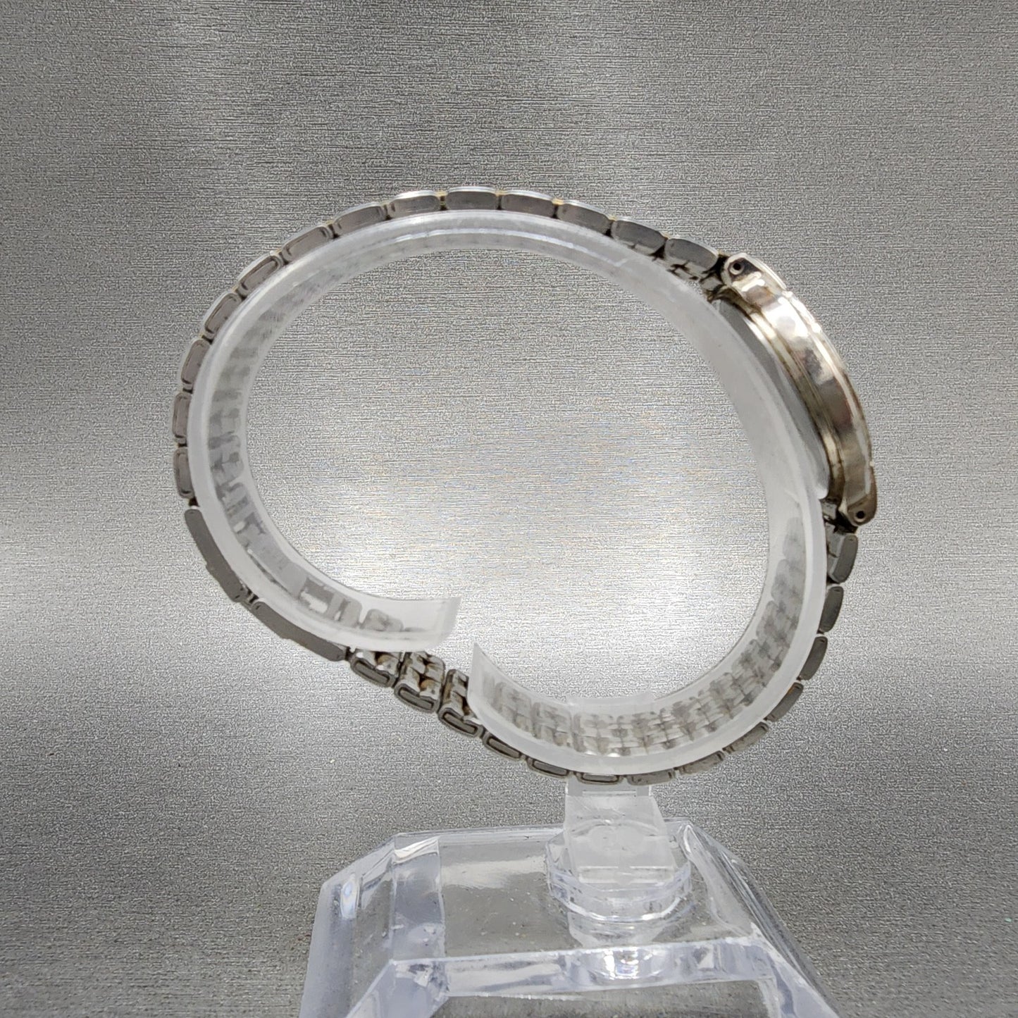 Seiko Watch Women 24mm Chamapge Dial Two Tone Round V7012b90 New Battery8