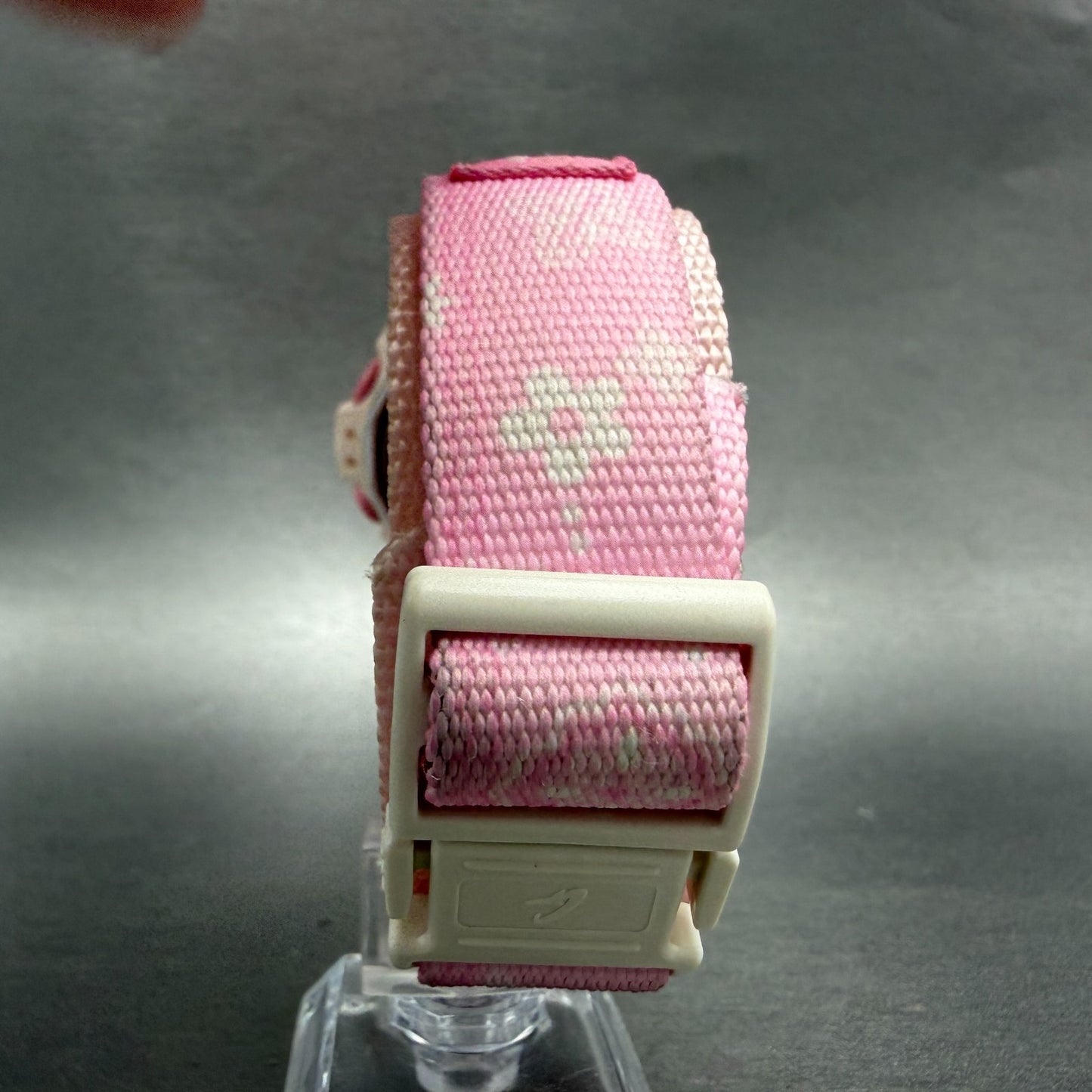 Casio Baby-G Watch Women 42mm Digital White Pink Alarm Chrono BG-530 New Battery7