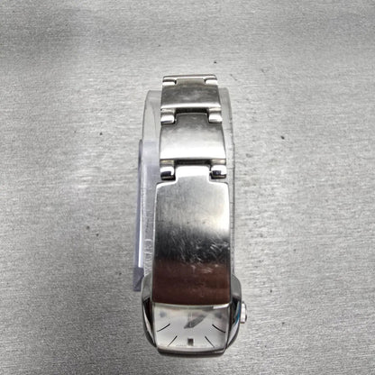 Seiko Watch Women 16mm White Dial Silver Tone Rectangle 1N00-0DC0 New Battery4