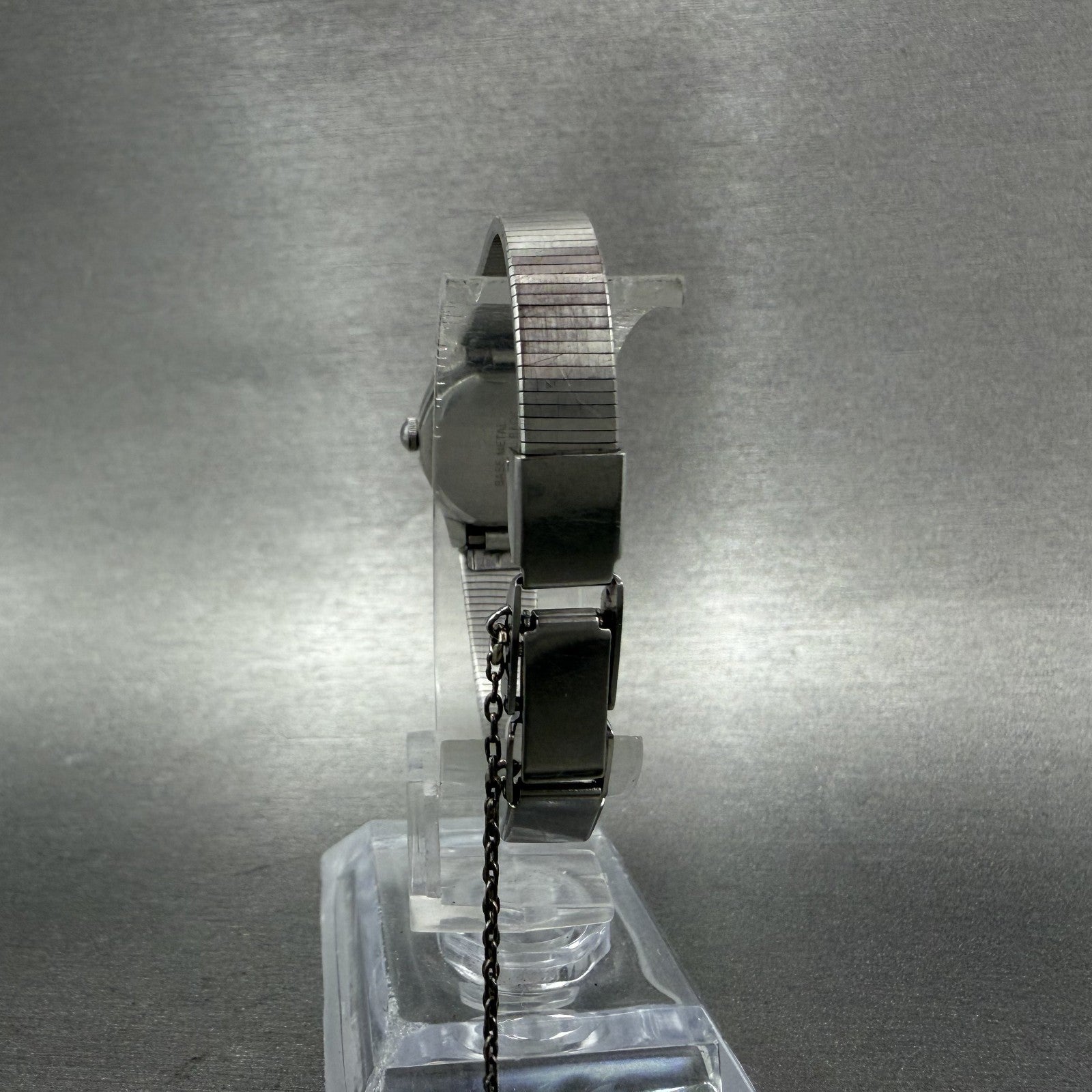 Seiko Watch Women 16mm White Dial Silver Tone Round 54200029 New Battery VTG AB7