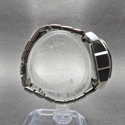 Invicta Lupah Watch Women 29mm Silver Dial Silver Tone Rectangle 15842 New Batt8