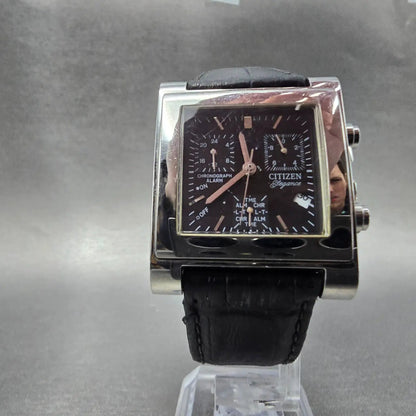 Citizen Elegance Chronograph Watch Men 31mm Black Dial Steel A510-R35632 PARTS6