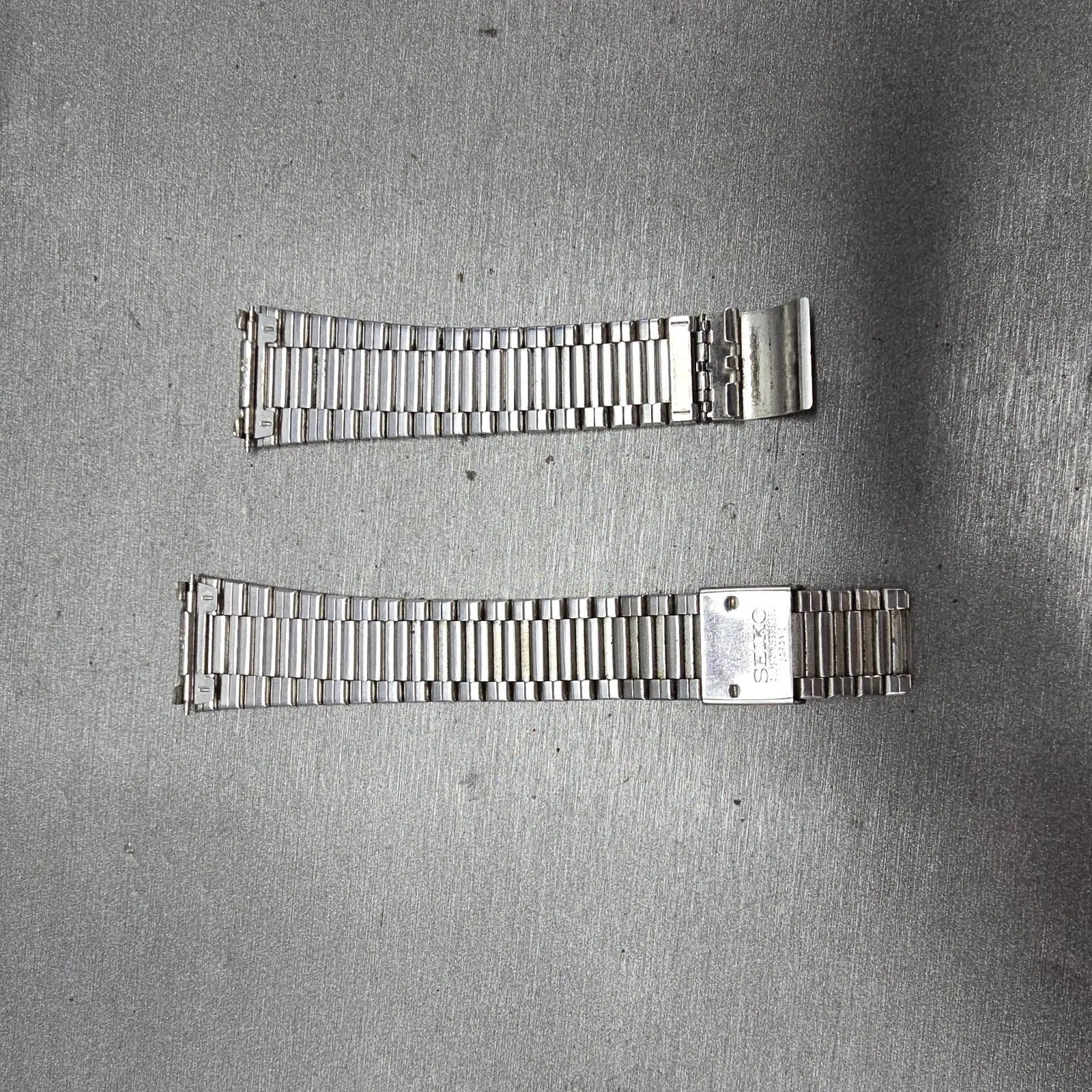 Seiko Bracelet 19mm Stainless Steel Gold Tone READ!!!!!!! Vintage Z4628