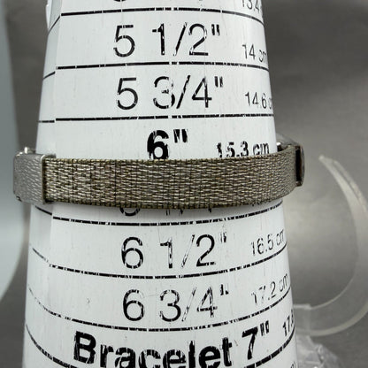 Citizen Watch Women 15mm Silver Dial Silver Toe Oval Manual 4-680758 Runs VTG14