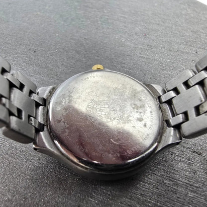 Citizen Eco-Drive Lucca Watch Women 25mm MOP Dial Two Tone Date Diamonds Runs L9