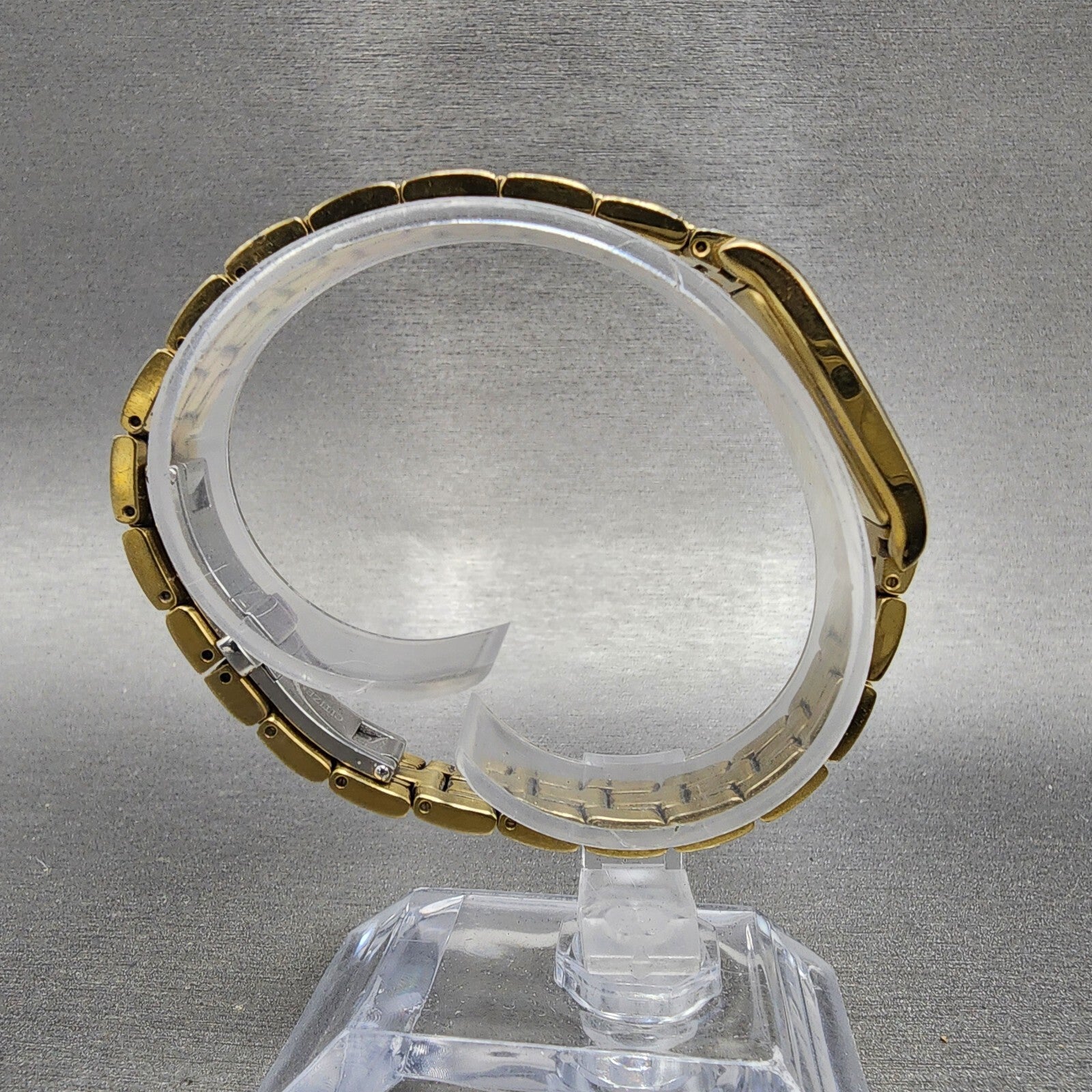 Citizen EcoDrive Stiletto Watch Women 18mm MOP Dial Gold Tone G670S008433 Runs8