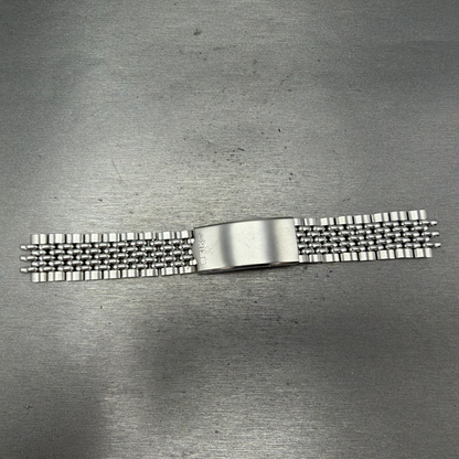Seiko Beads Of Rice Bracelet 18mm Stainless Steel Japan Vintage NO ENDLINKS0
