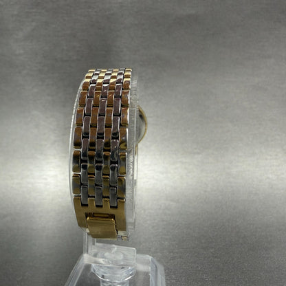 Seiko Exceline Watch Women 23mm Gray Dial Two Tone Round 7320-0350 New Battery7