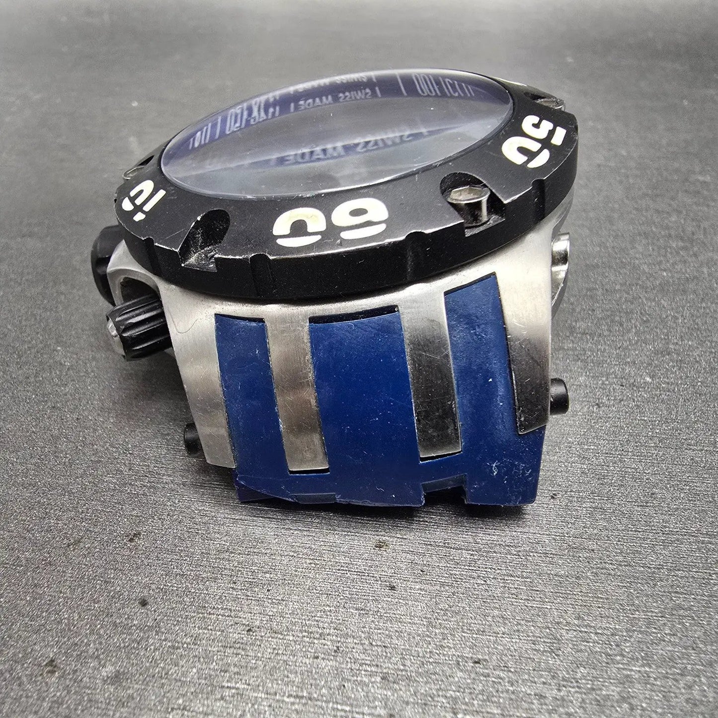 Invicta Reserve chronograph Dive Watch Men 51mm Blue Dial Steel 0906 New Battery4