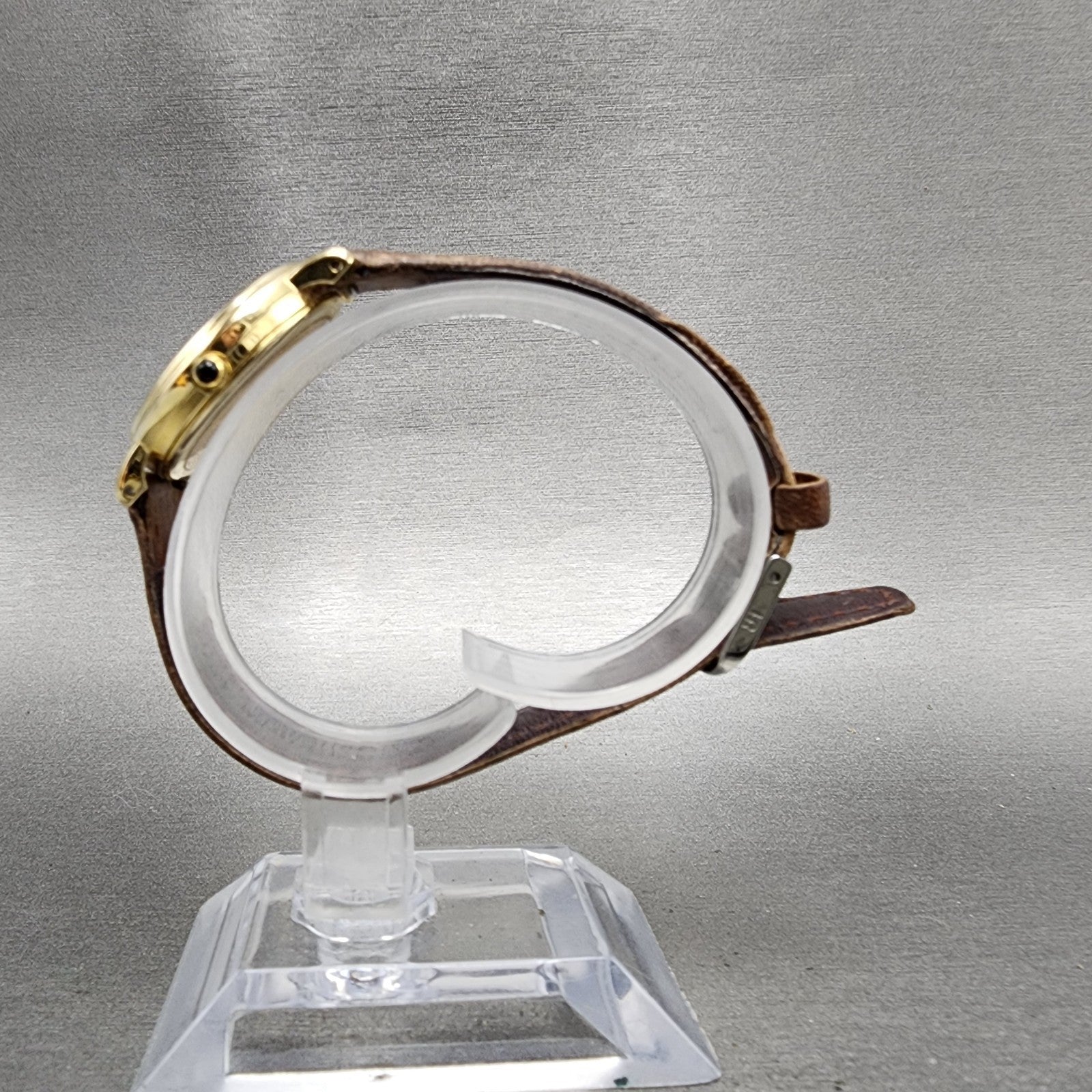 Citizen Noblia Watch Women 27mm Champagne Dial Gold Tone Date New Battery VTG6