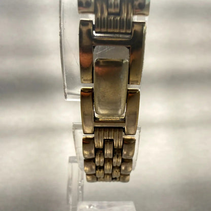 Seiko Watch Women 23mm White Dial Gold Tone Date Round 7N82-0228 New Battery VTG7