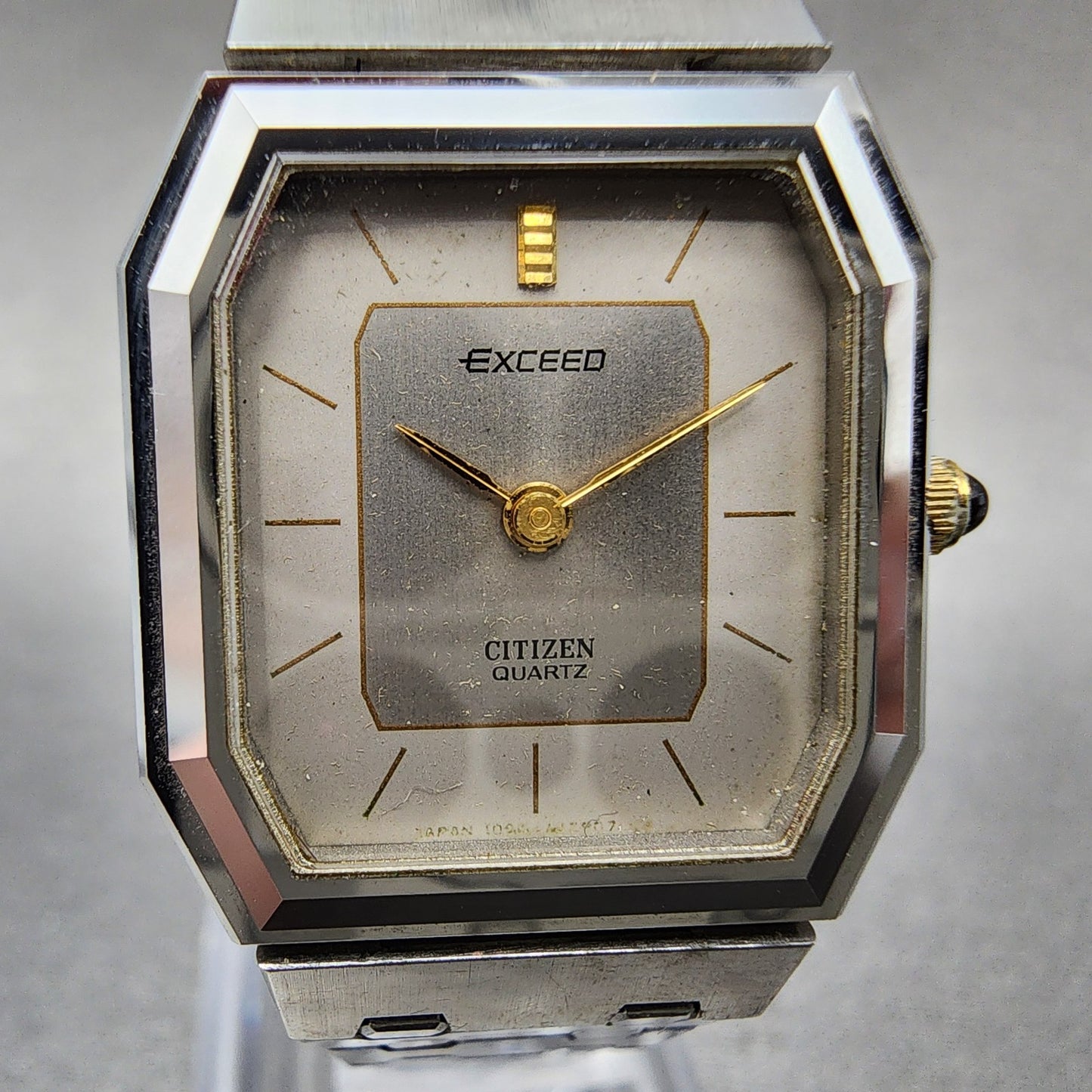 Citizen Exceed Tank Watch Women 22mm Silver Dial Steel Octagon New Battery1