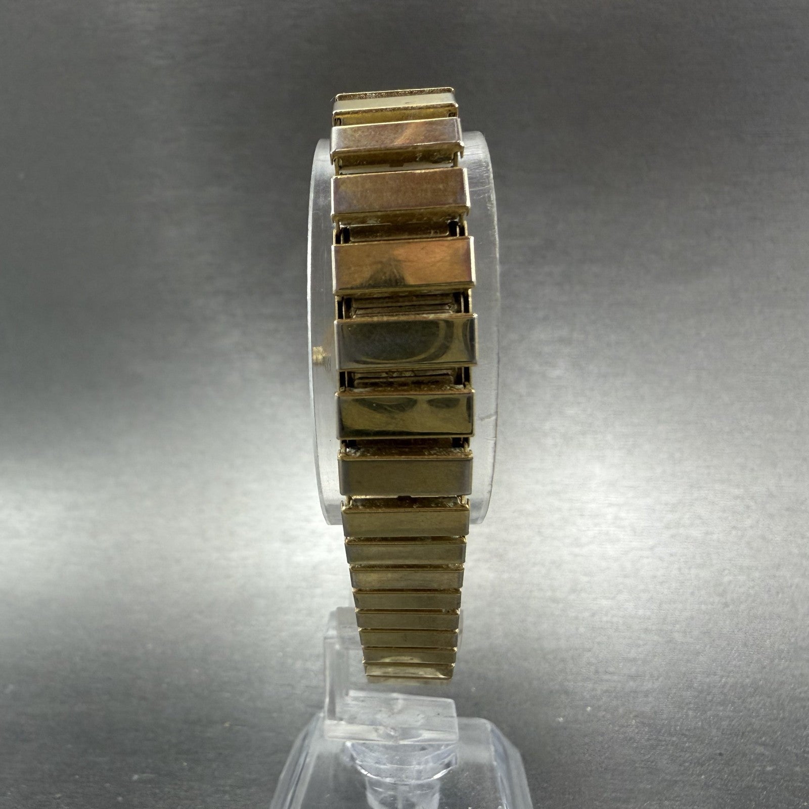 Lucien Piccard Dufonte Watch Women 24mm Gold Dial Gold Tone Round New Battery7
