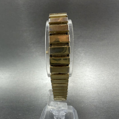 Lucien Piccard Dufonte Watch Women 24mm Gold Dial Gold Tone Round New Battery7