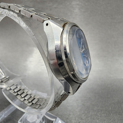 Seiko Automatic Watch Women 27mm Blue Dial Stainless Steel Daydate Round Runs