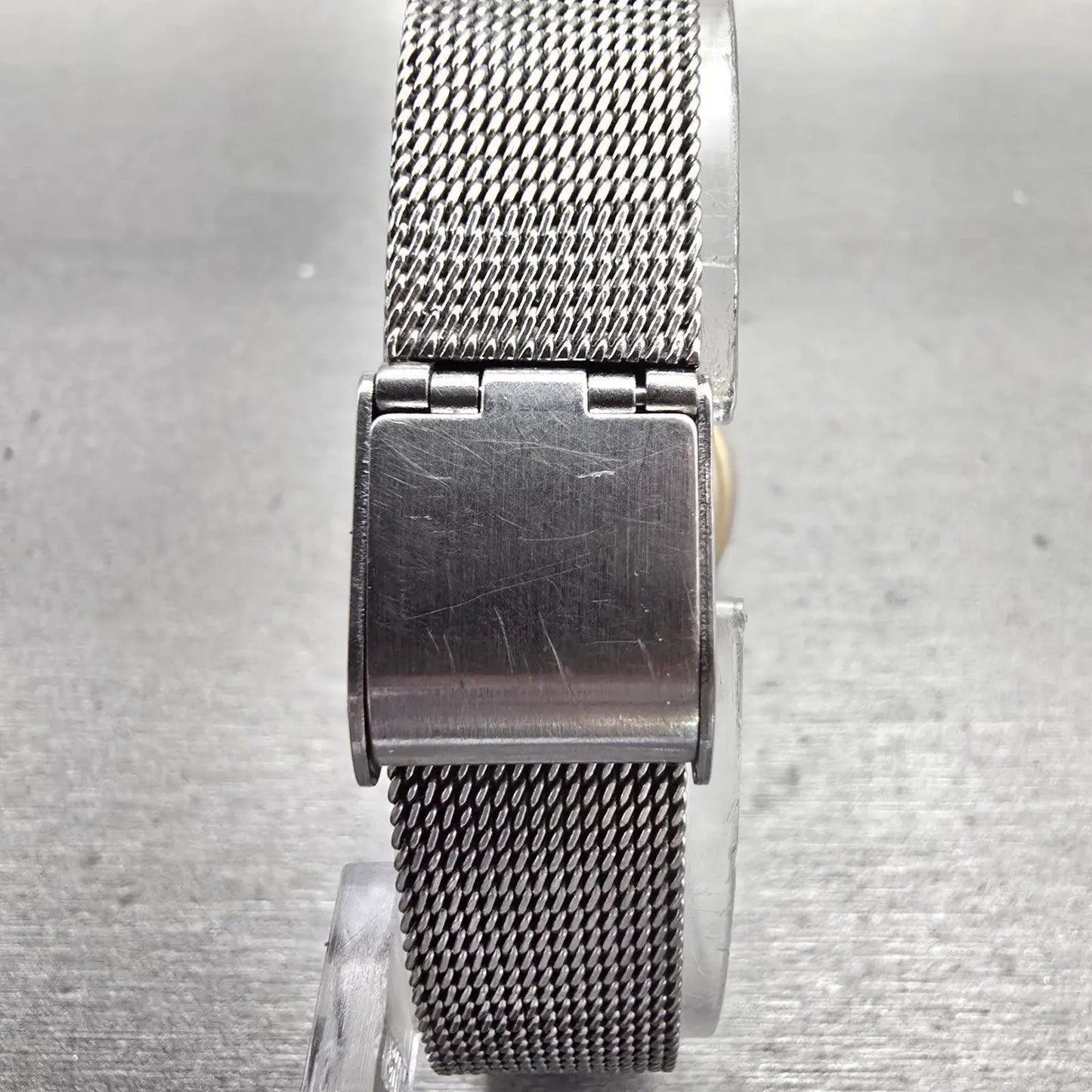 Skagen Denmark Watch Women 25mm Silver Dial Two Tone Round Mesh Band New Battery7