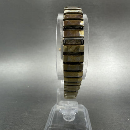 Seiko Tank Watch Women 16mm White Dial Gold Tone Rectangle 1n01-0FH0 New Battery7