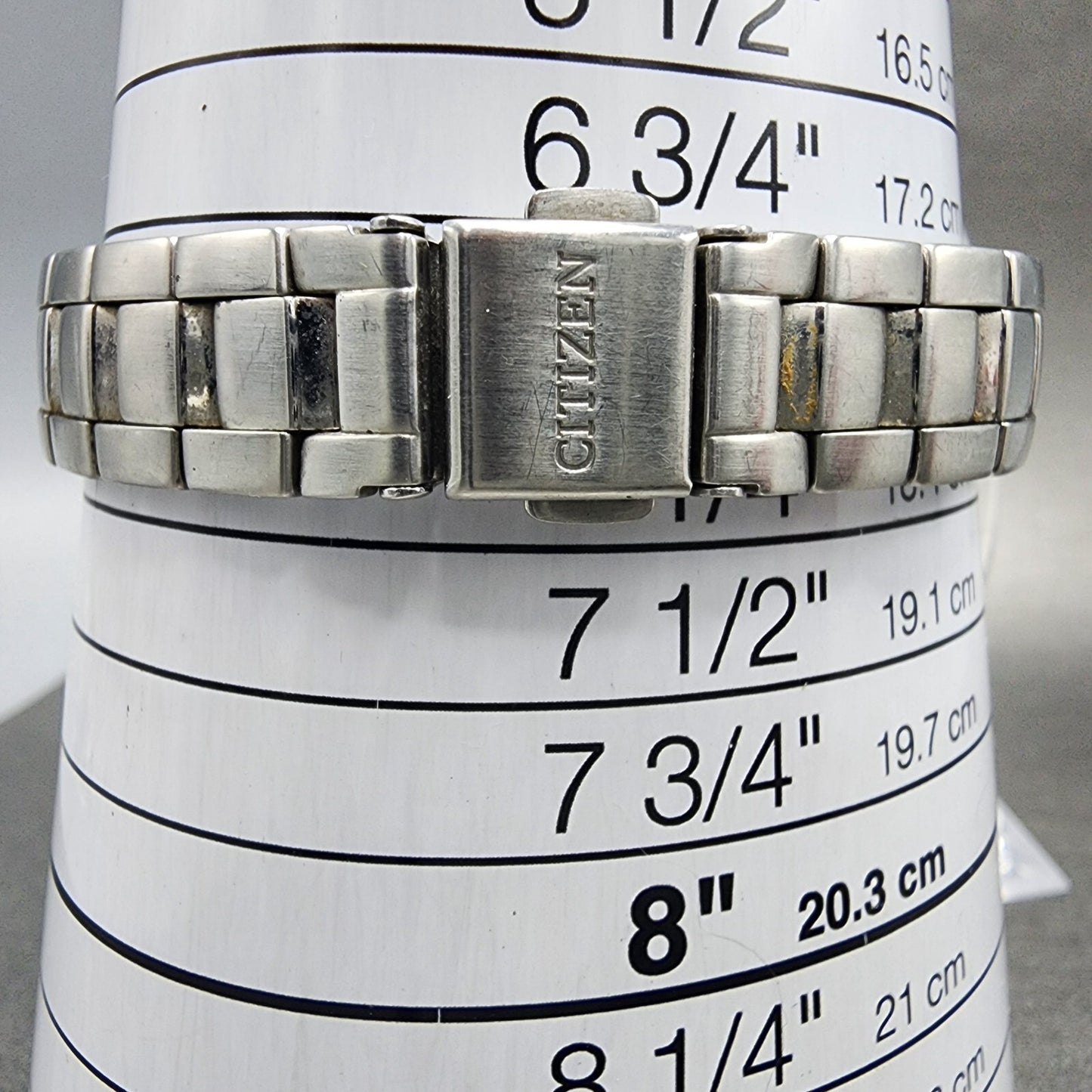 Citizen EcoDrive Watch Women 26mm MOP Dial Stainless Steel Date Diamonds Runs10