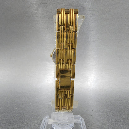 Seiko Watch Women 20mm Champagne Dial Gold Tone Round 4n000191 New Battery7