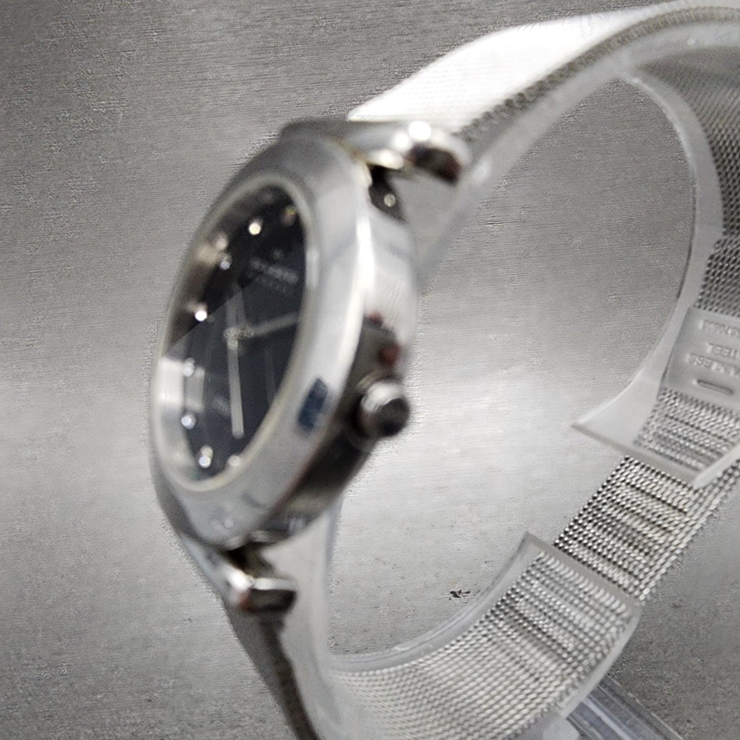 Skagen Watch Women 26mm Black Dial Silver Tone Round 107SSSBD New Battery2