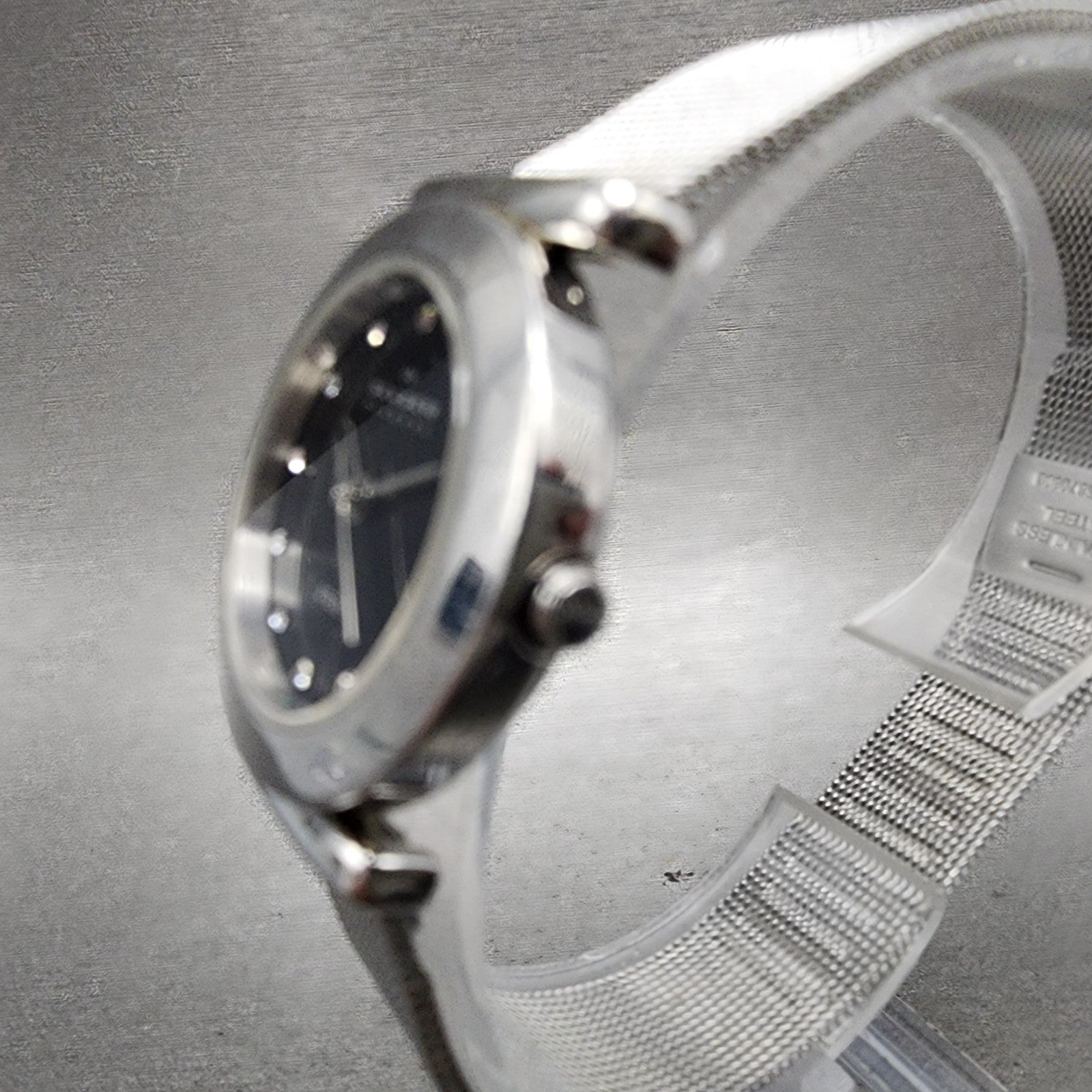 Skagen Watch Women 26mm Black Dial Silver Tone Round 107SSSBD New Battery2