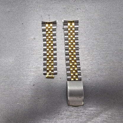 Seiko Pulsar President Bracelet 18mm Stainless Steel Two Tone 500MCE VTG0