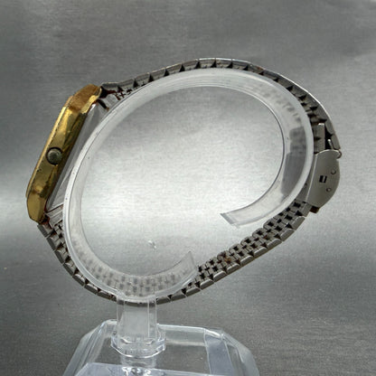 Seiko Analog Digital Watch Men 31mm Gold Tone Alarm Chrono H357-5000 PARTS7