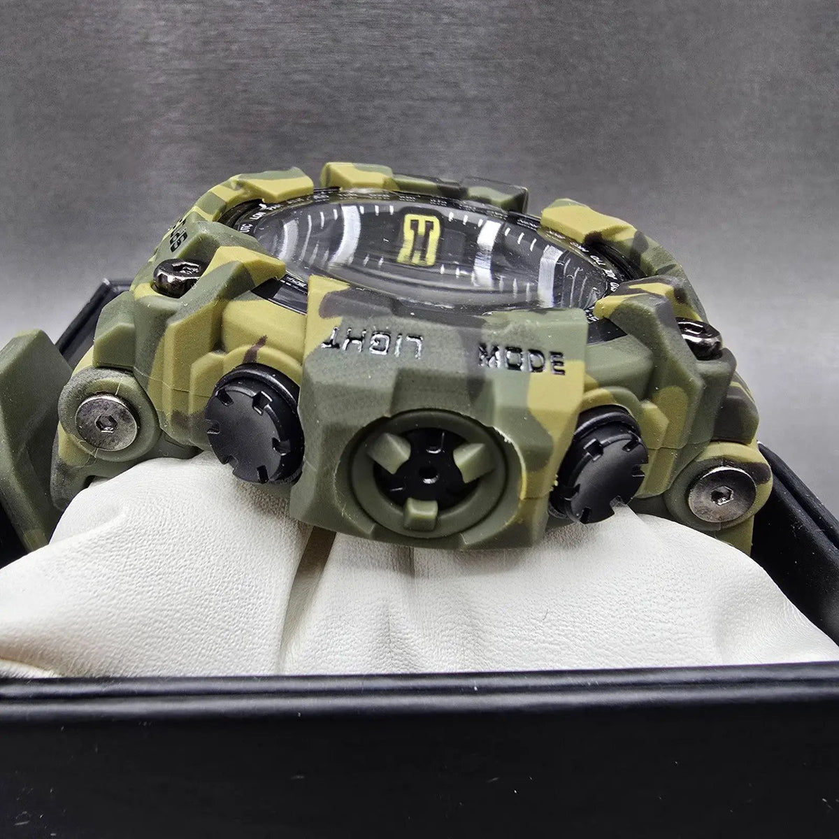 Activa x Invicta BlackOps Watch Men 56mm Camouflage Alarm Chronograph Ana Digi3