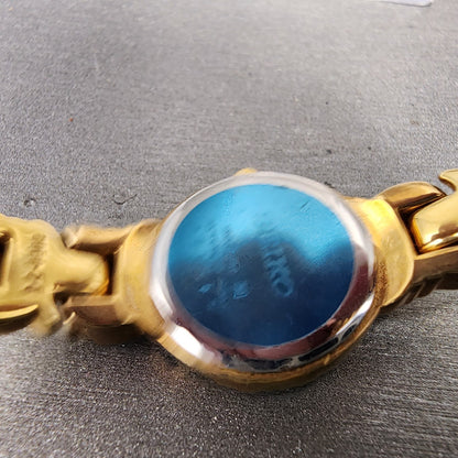 Seiko Watch Women 19mm Chamapgne Dial Gold Tone Round 1n001h40 New Battery9