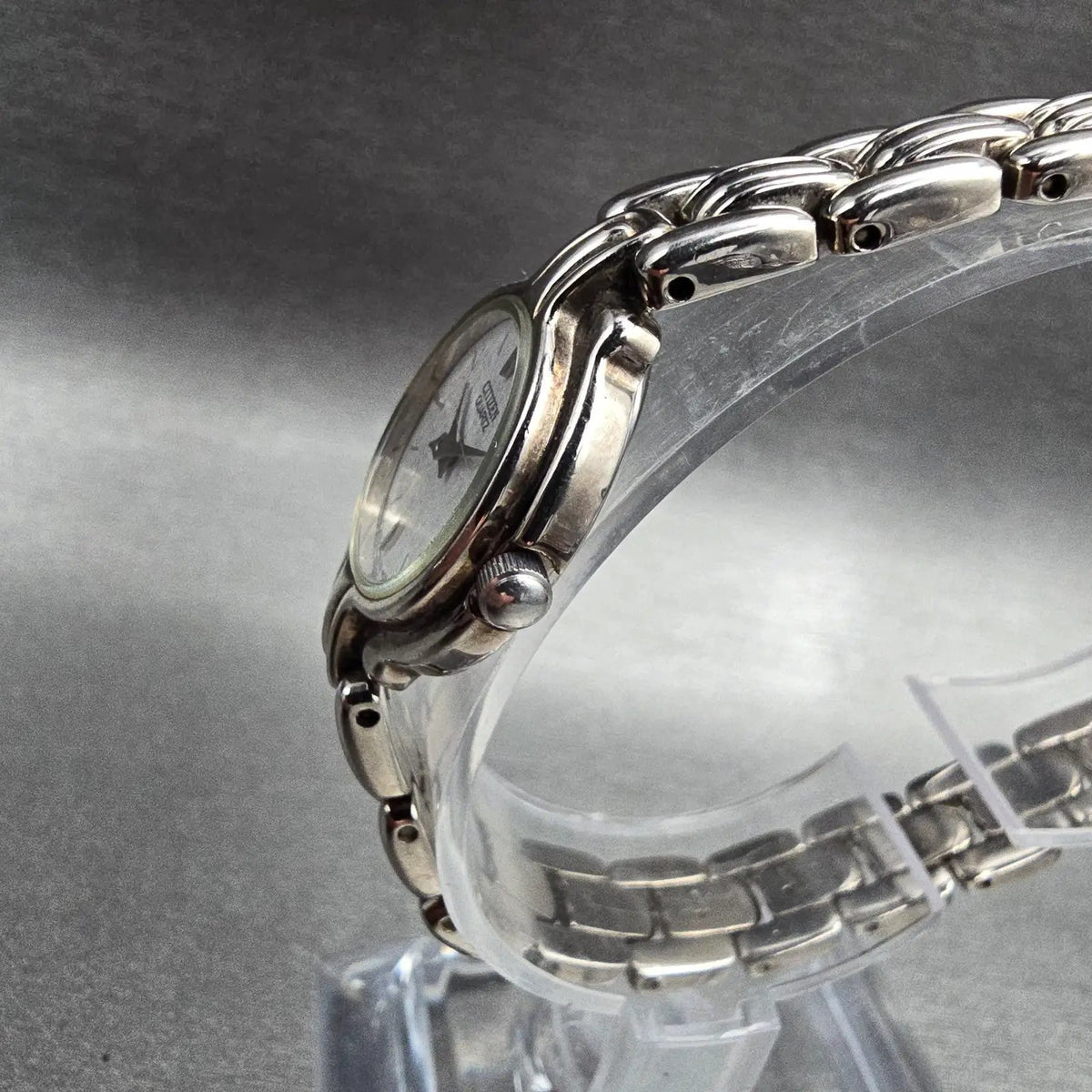 Citizen Watch Women 21mm Silver Dial Silver Round 5920-S57707 New Battery VTG2