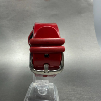Casio Baby-G Watch Women 43mm Analog Digital Red Tone Alarm Chrono New Batt ABC7