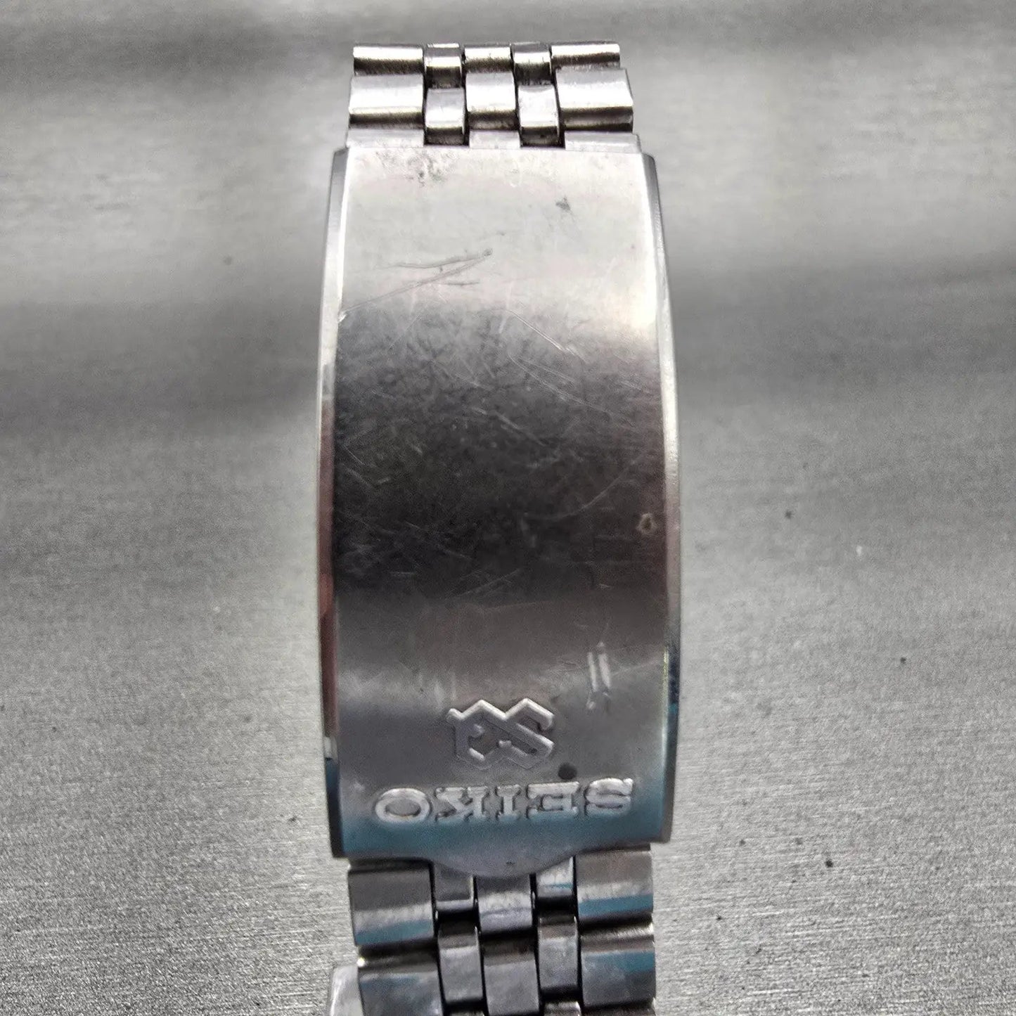 Seiko SQ Watch Men 36mm Silver Dial Silver Tone Daydate Round 4633-8029 New Batt7