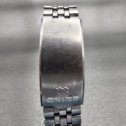Seiko SQ Watch Men 36mm Silver Dial Silver Tone Daydate Round 4633-8029 New Batt7