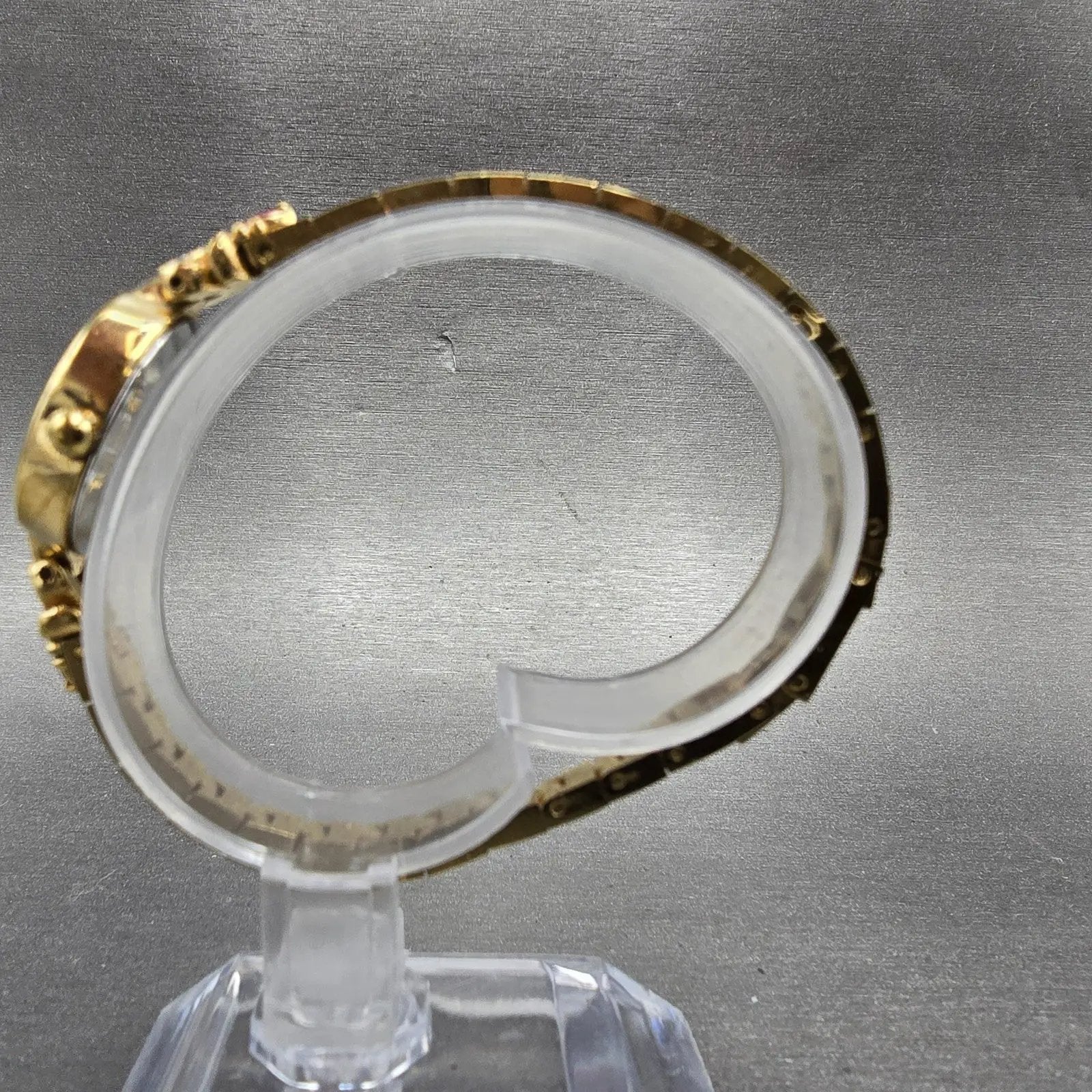 Elgin Watch Women 18mm MOP Dial Gold Tone Oval ELL02 New Battery Crytstals6