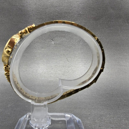 Elgin Watch Women 18mm MOP Dial Gold Tone Oval ELL02 New Battery Crytstals6