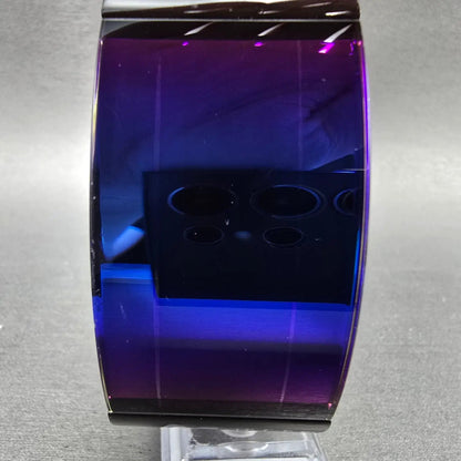 Diesel Watch Men 31mm Black Iridescent Digital Date Rectangle DZ-7110 New Batt1