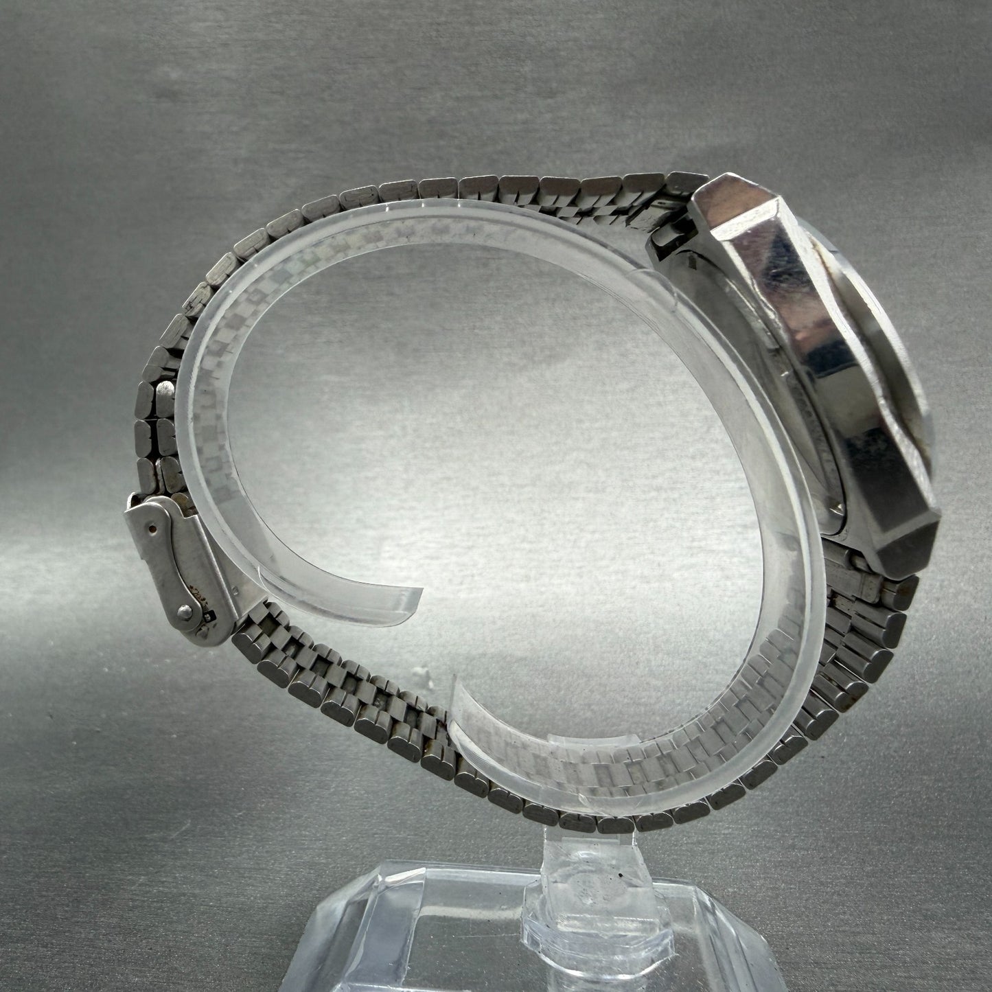 Citizen CQ Watch Men 35mm Champagne Dial Silver Tone Date 2100-289323 New Batt8