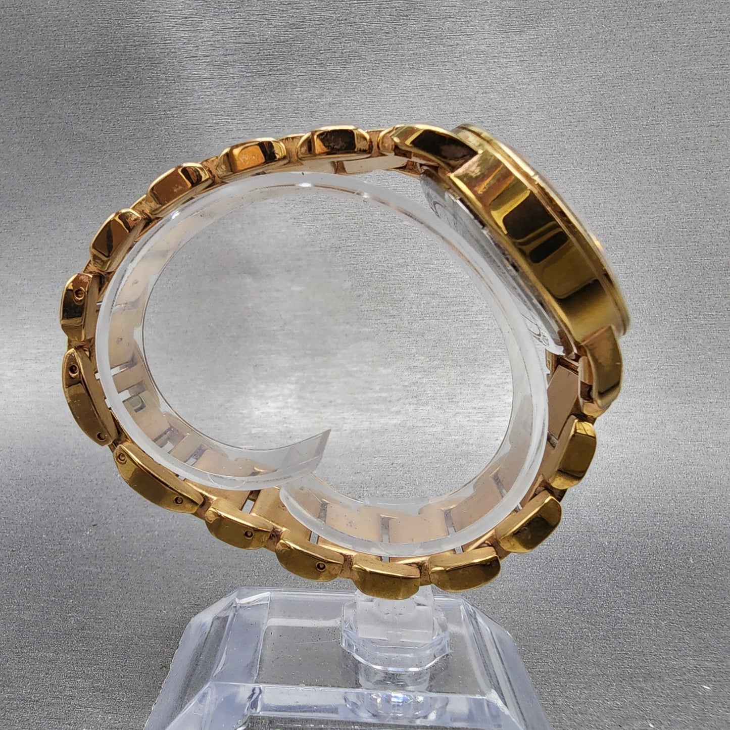 Michael kos Watch Women 34mm Rose Dial Rose Gold Tone Round MK3159 New Battery8