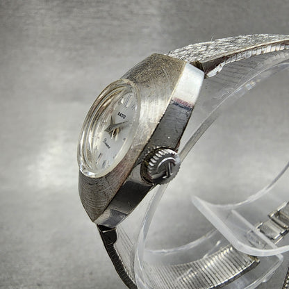 Rado Durance Watch Women 19mm Silver Dial Silver Tone Manal Wind PARTS3