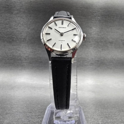 Seiko Watch Women 21mm Silver Dial Silver Tone Round 2220-0020 Manual Wind Runs5
