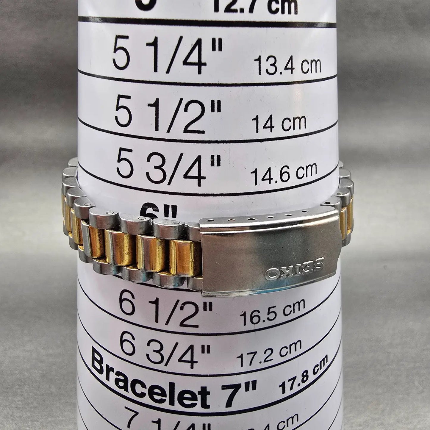 Seiko Watch Women 24mm Gold Dial Two Tone Daydate Round 7N83-0041 New Battery9