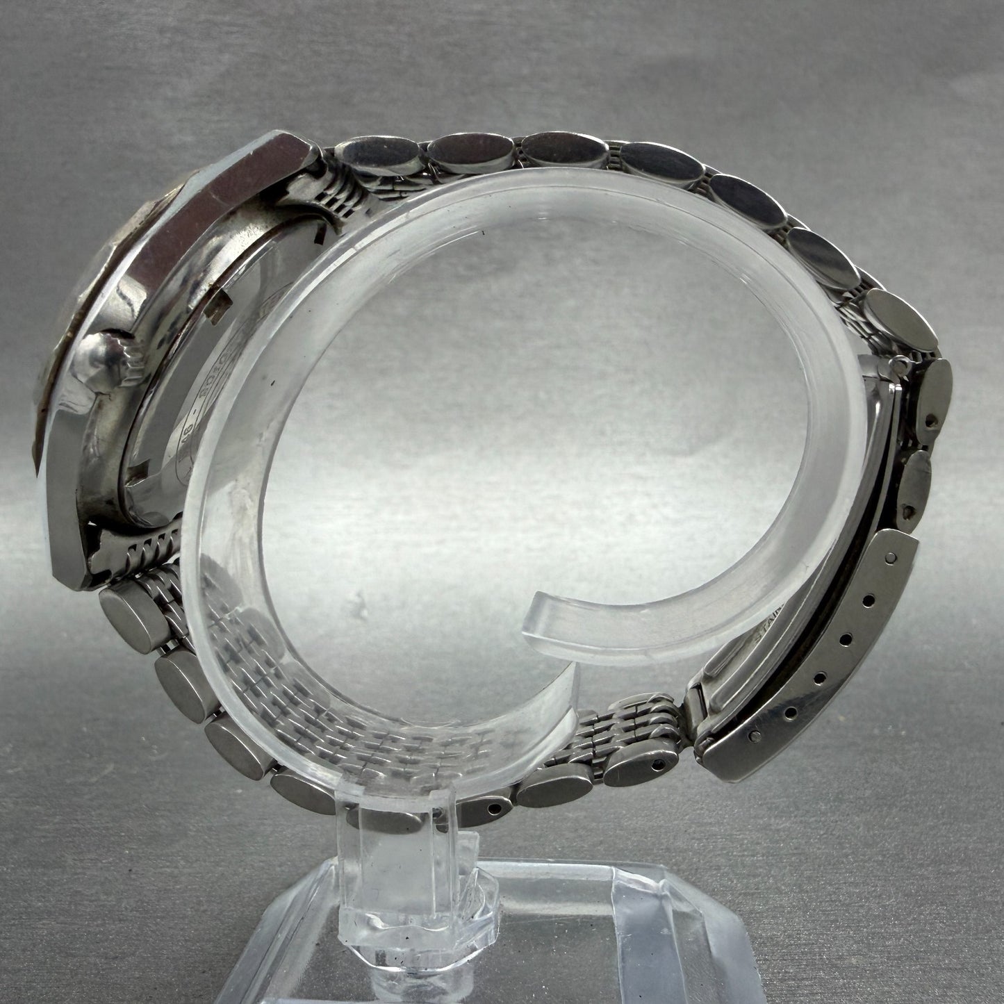 Seiko Business A Watch Men 37mm Silver Dial Silver Tone Daydate 8346-9010 PARTS7