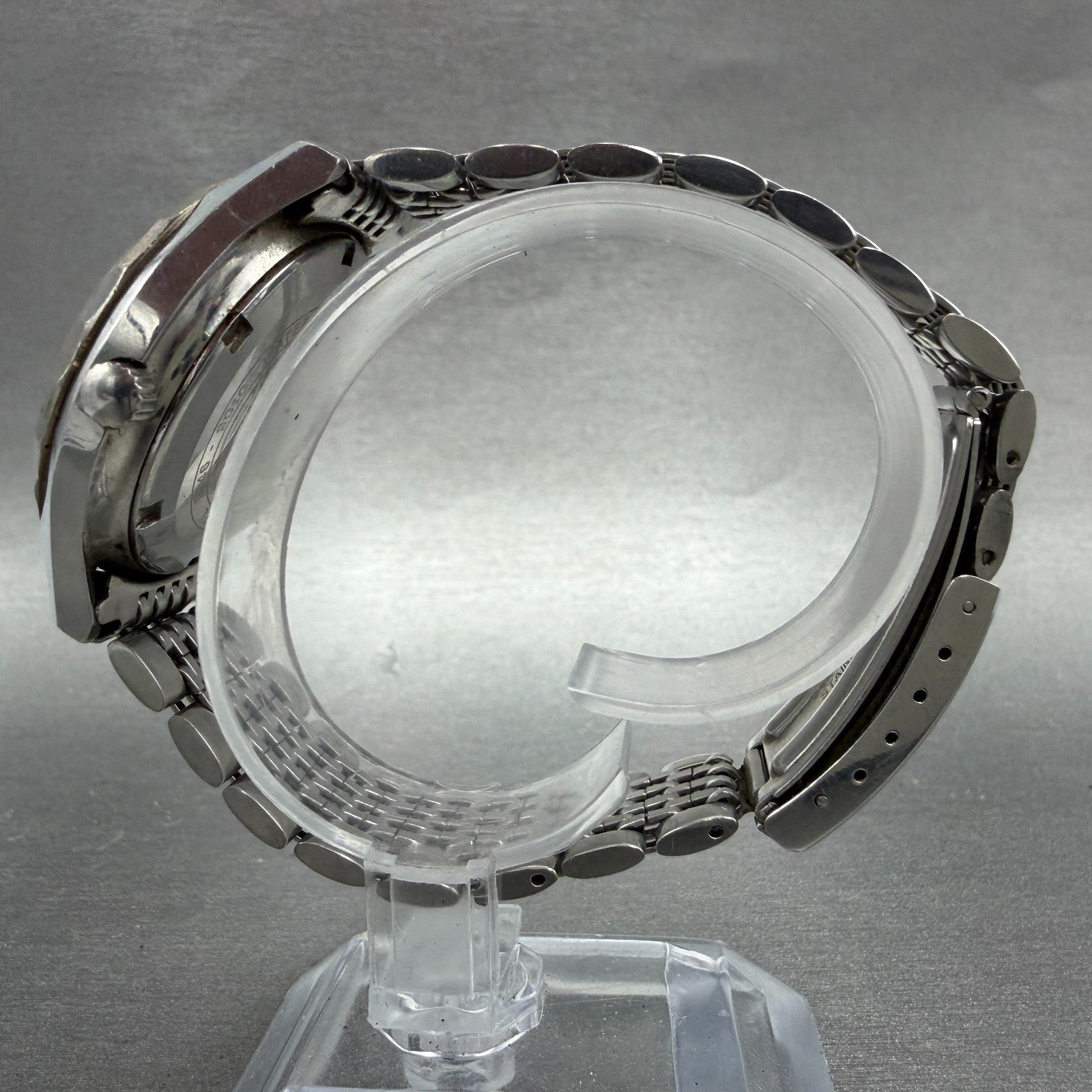 Seiko Business A Watch Men 37mm Silver Dial Silver Tone Daydate 8346-9010 PARTS7